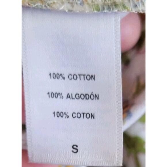 Rachel Pally Women's Cotton Midi Boho Syd Dress Size S In Marigold Block Print - Picture 6 of 7